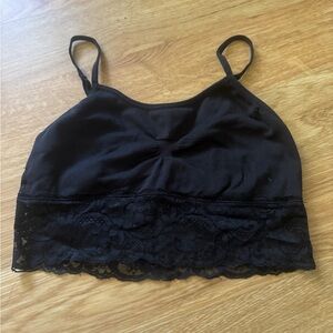 Bundle 3 for $20 No Boundaries Black Lace Trim Bralette